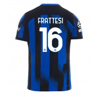 Stroje piłkarskie Inter Milan Davide Frattesi #16 Koszulka Podstawowej 2023-24 Krótki Rękaw